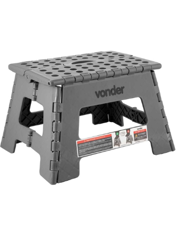 Banqueta Plástica Dobrável