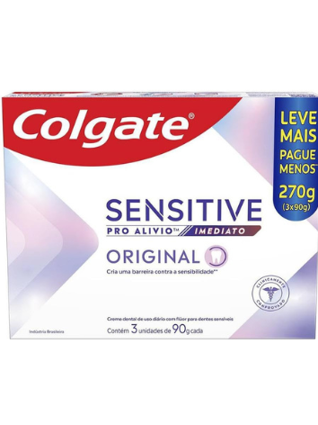 Colgate Creme Dental para Sensibilidade Sensitive Pro Alívio Imediato Original