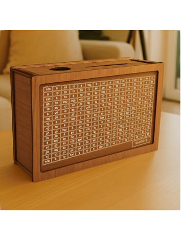 Cofrinho Modelo Woodbox