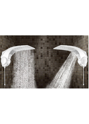 Chuveiro Elétrico Eletrônico Duo Shower Quadra 7500w 220v Branco