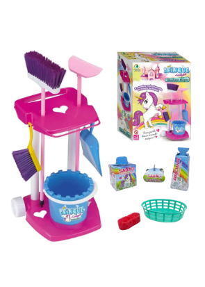 Carrinho de Limpeza Brinquedo Brinque Limpe - Monte Líbano