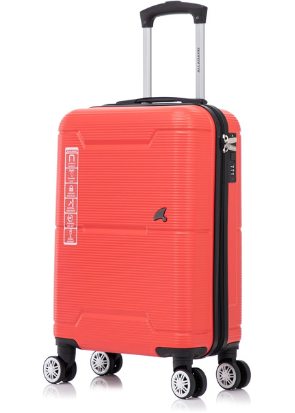 Mala de Bordo Allabard 10kg ABS Rígido Viagem Rodinhas 360° Padrão ANAC Verona (20) (Vermelha)