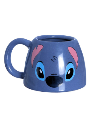 Caneca Stitch 450ml 3d Vaso Porta Objeto Vaso Cereal Bowl