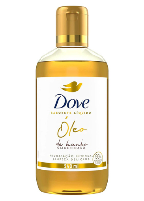 SABONETE LIQUÍDO ÓLEO DE BANHO GLICERINADO 240ML DOVE