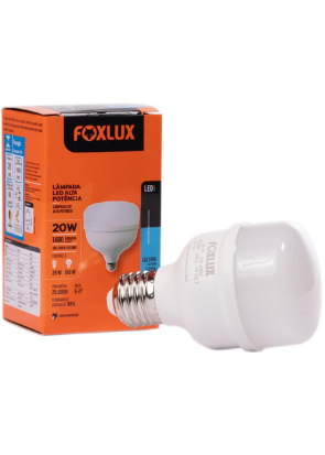 Foxlux Lâmpada LED de Alta Potência 20W 6500K Bivolt