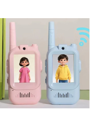 Premiun Intercomunicador De Vídeo Infantil walkie-talkie Para Meninos E Meninas Brinquedos Telefone Interfone Carregamento